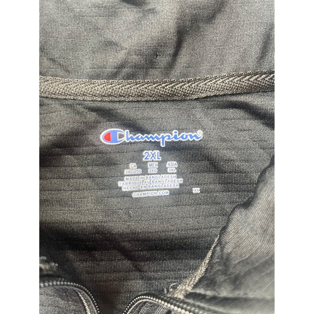 Champion UCF Knights Quarter Zip Men 2XL Black Excellent Textured Pullover - Picture 2 of 8